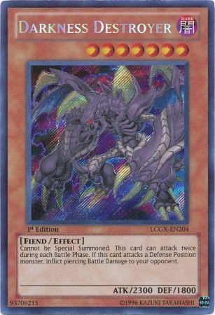 Darkness Destroyer [LCGX-EN204] Secret Rare - PCA Designer Toys