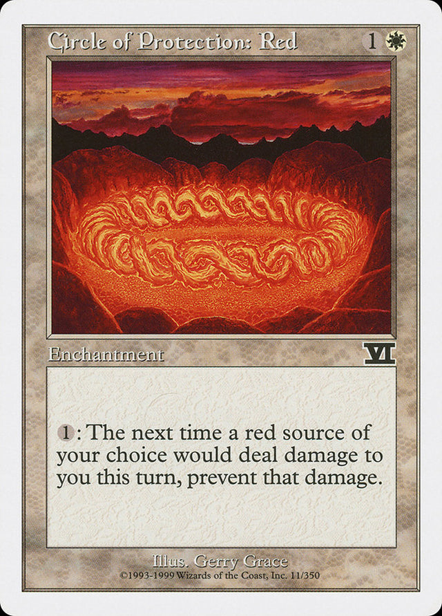 Circle of Protection: Red [Classic Sixth Edition] - PCA Designer Toys