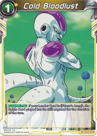 Cold Bloodlust (BT1-107) [Galactic Battle] - PCA Designer Toys