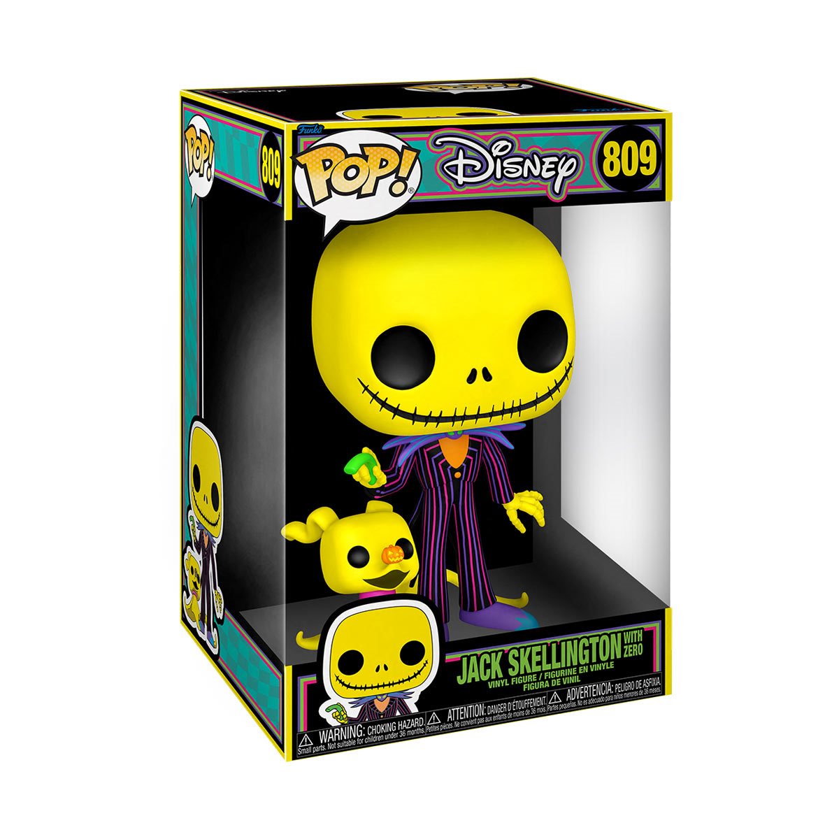 Jack with Zero Blacklight 10-Inch Pop!