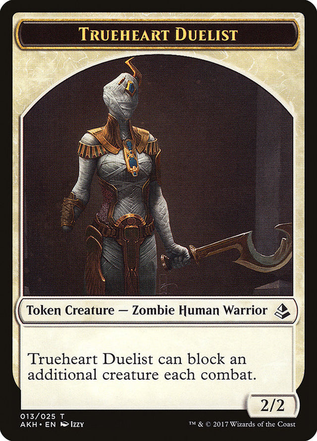 Trueheart Duelist Token [Amonkhet Tokens] - PCA Designer Toys