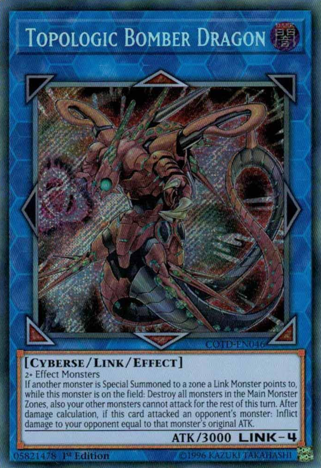 Topologic Bomber Dragon [COTD-EN046] Secret Rare - PCA Designer Toys