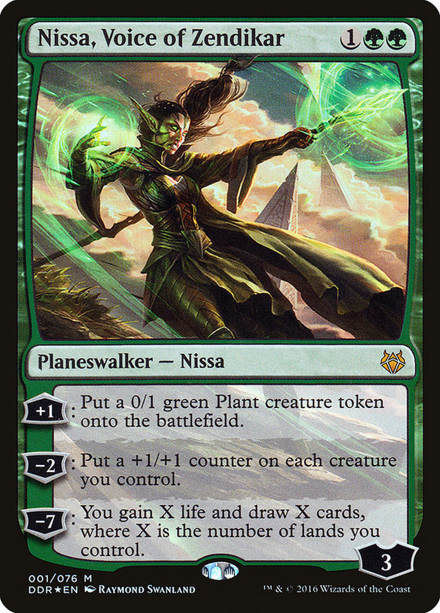 Nissa, Voice of Zendikar [Duel Decks: Nissa vs. Ob Nixilis] - PCA Designer Toys