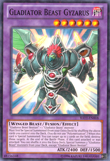 Gladiator Beast Gyzarus [BATT-EN008] Starfoil Rare - PCA Designer Toys