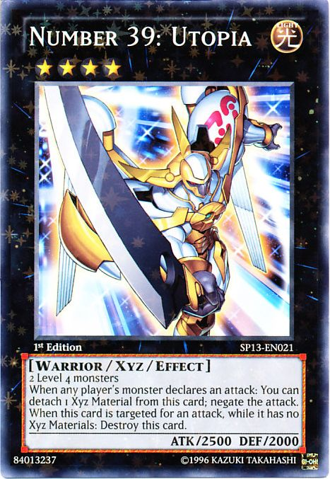 Number 39: Utopia [SP13-EN021] Starfoil Rare - PCA Designer Toys