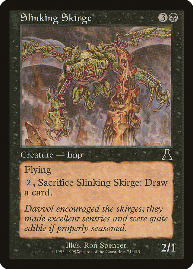 Slinking Skirge [Urza's Destiny] - PCA Designer Toys