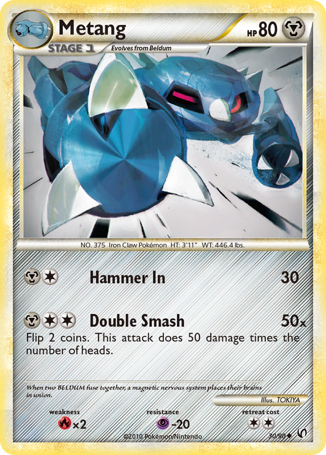 Metang (30/90) [HeartGold & SoulSilver: Undaunted] - PCA Designer Toys