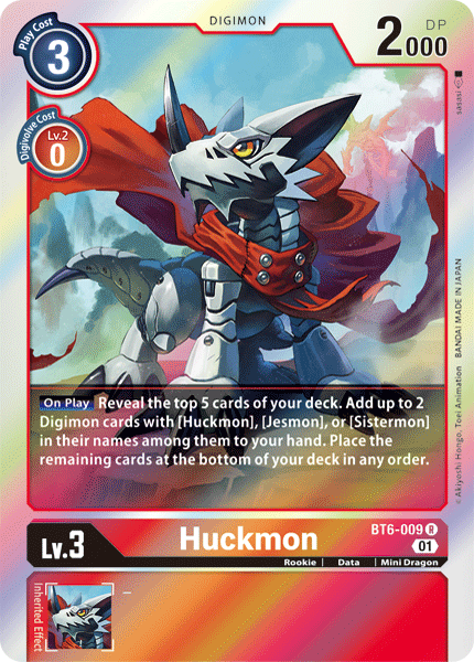 Huckmon [BT6-009] [Double Diamond] - PCA Designer Toys