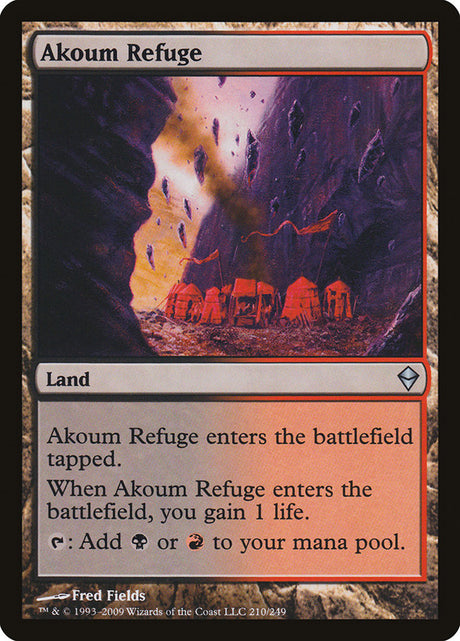 Akoum Refuge [Zendikar] - PCA Designer Toys