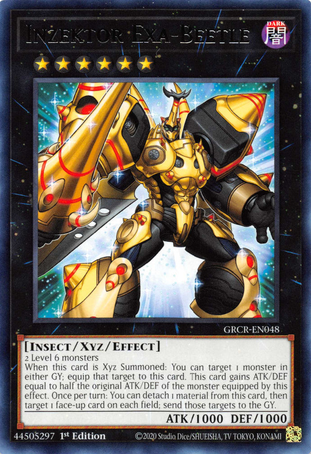 Inzektor Exa-Beetle [GRCR-EN048] Rare - PCA Designer Toys