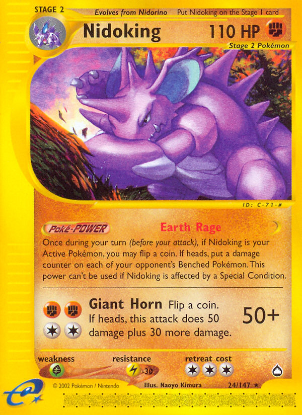 Nidoking (24/147) [Aquapolis] - PCA Designer Toys