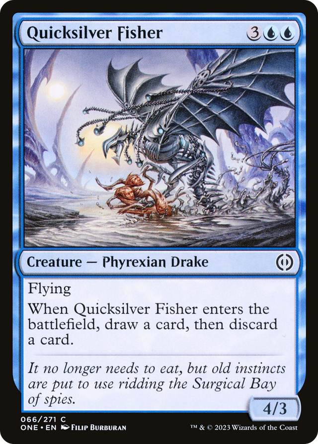 Quicksilver Fisher [Phyrexia: All Will Be One]