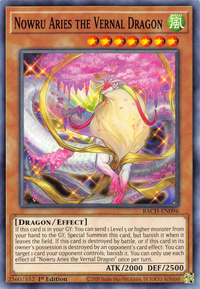 Nowru Aries the Vernal Dragon [BACH-EN096] Common - PCA Designer Toys
