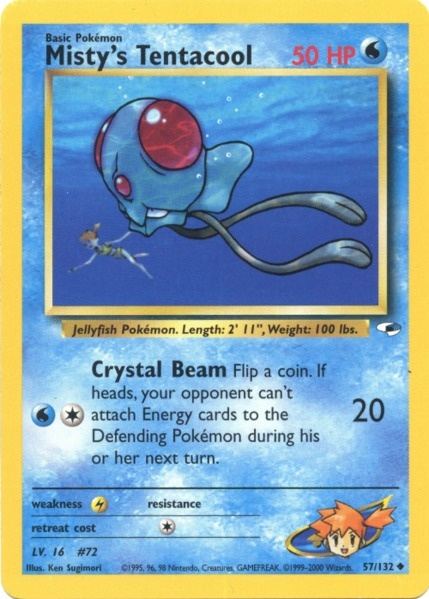 Misty's Tentacool (57/132) [Gym Heroes Unlimited] - PCA Designer Toys