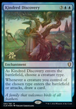 Kindred Discovery [Commander Legends: Battle for Baldur's Gate Prerelease Promos] - PCA Designer Toys