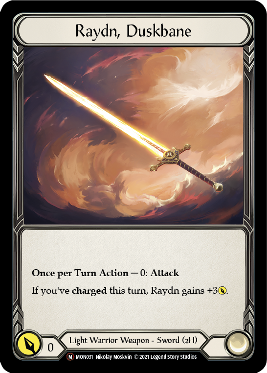 Raydn, Duskbane [U-MON031-RF] (Monarch Unlimited)  Unlimited Rainbow Foil - PCA Designer Toys