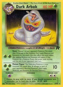 Dark Arbok (19/82) [Team Rocket Unlimited] - PCA Designer Toys