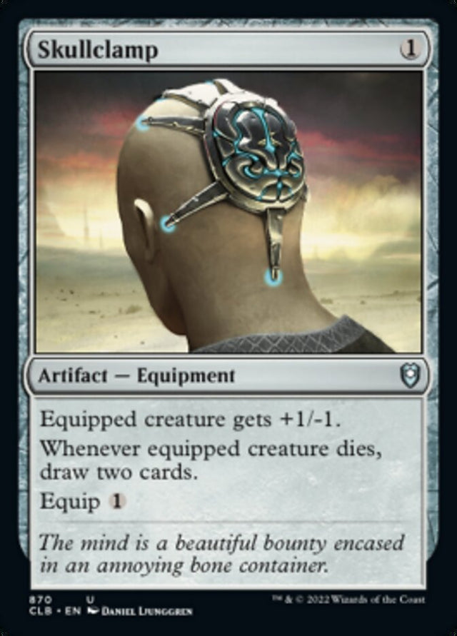 Skullclamp [Commander Legends: Battle for Baldur's Gate] - PCA Designer Toys