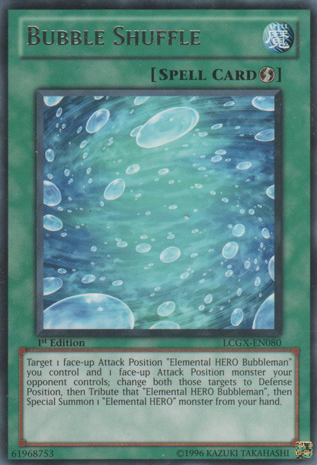 Bubble Shuffle [LCGX-EN080] Rare - PCA Designer Toys