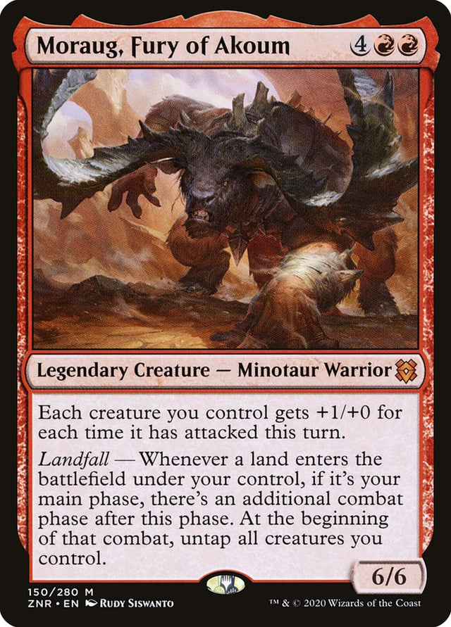 Moraug, Fury of Akoum [Zendikar Rising] - PCA Designer Toys