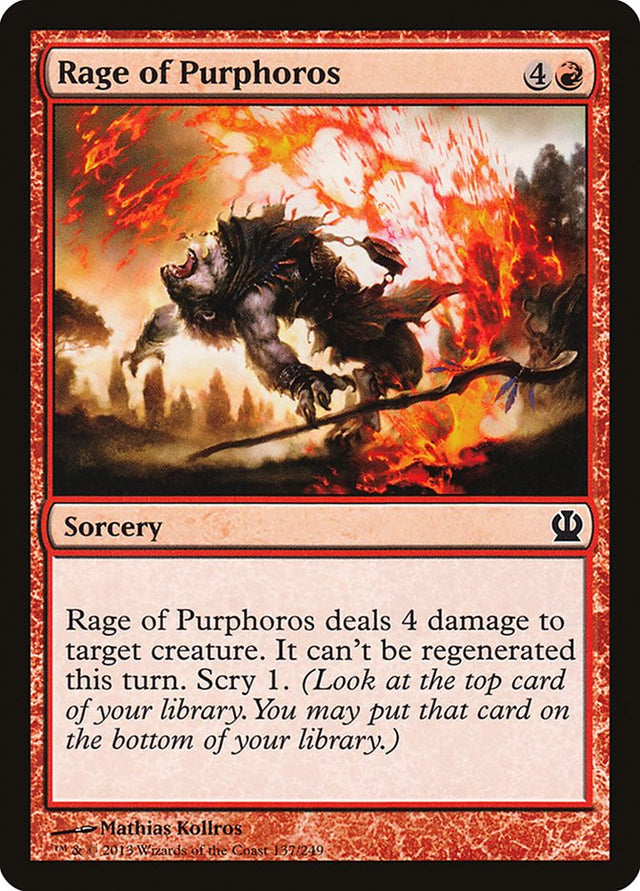 Rage of Purphoros [Theros] - PCA Designer Toys