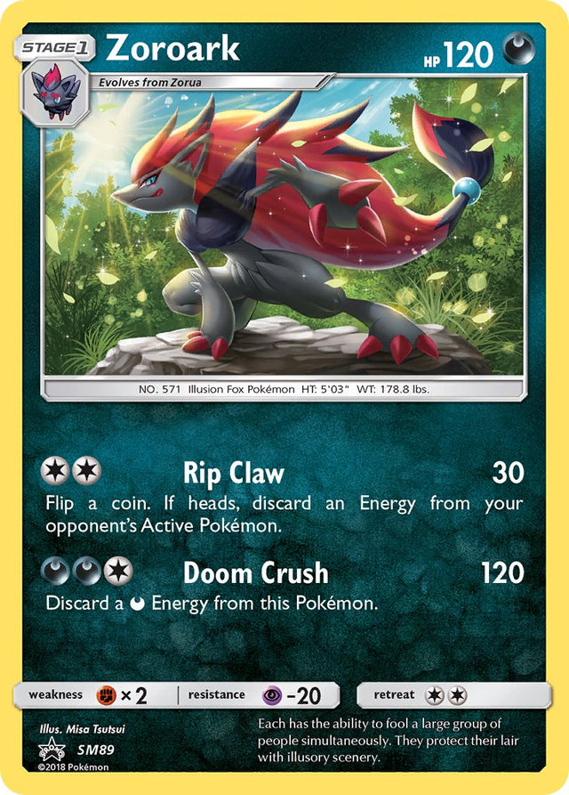 Zoroark (SM89) [Sun & Moon: Black Star Promos] - PCA Designer Toys