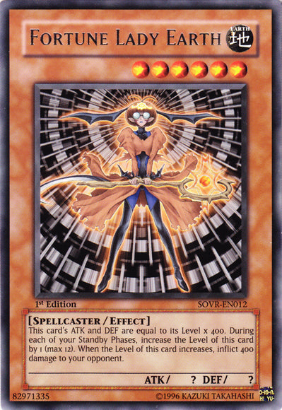 Fortune Lady Earth [SOVR-EN012] Rare - PCA Designer Toys