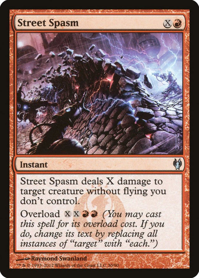 Street Spasm [Duel Decks: Izzet vs. Golgari] - PCA Designer Toys