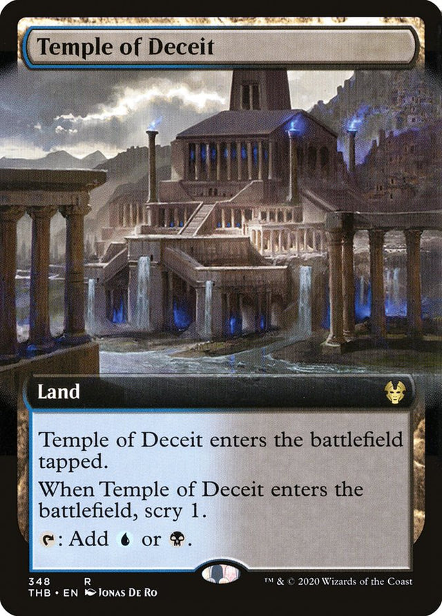 Temple of Deceit (Extended Art) [Theros Beyond Death] - PCA Designer Toys