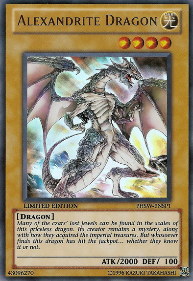Alexandrite Dragon [PHSW-ENSP1] Ultra Rare - PCA Designer Toys