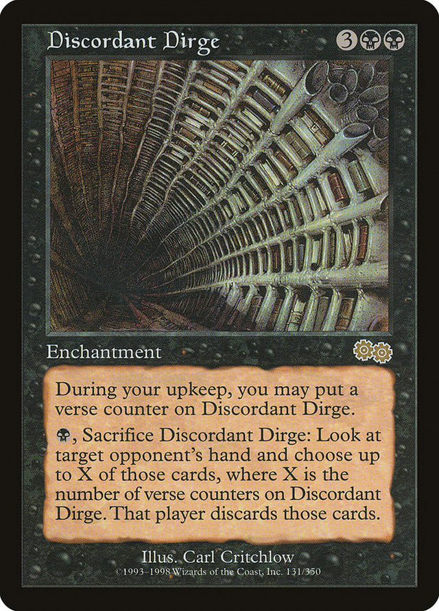 Discordant Dirge [Urza's Saga] - PCA Designer Toys