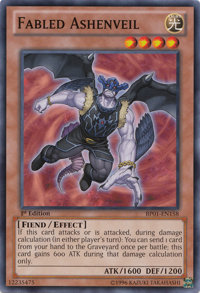 Fabled Ashenveil [BP01-EN158] Common - PCA Designer Toys