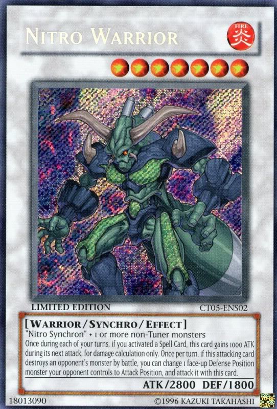 Nitro Warrior [CT05-ENS02] Secret Rare - PCA Designer Toys