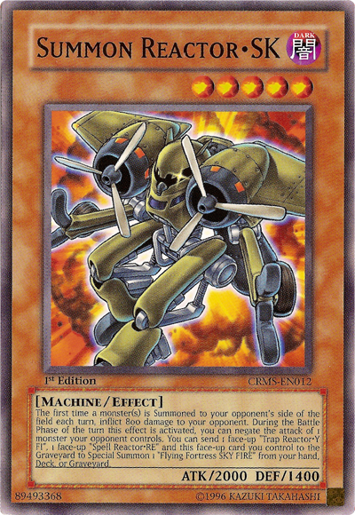 Summon Reactor - SK [CRMS-EN012] Common - PCA Designer Toys