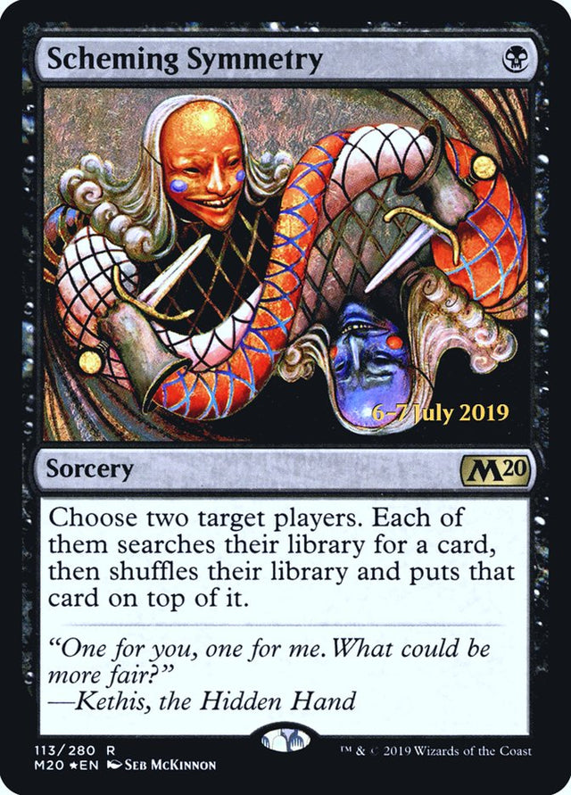 Scheming Symmetry [Core Set 2020 Prerelease Promos] - PCA Designer Toys