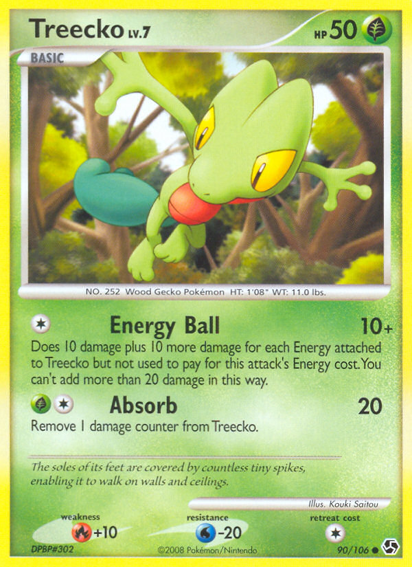 Treecko (90/106) [Diamond & Pearl: Great Encounters] - PCA Designer Toys