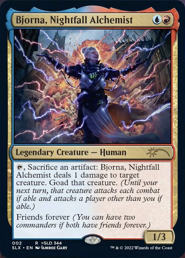 Bjorna, Nightfall Alchemist [Secret Lair: Universes Within] - PCA Designer Toys