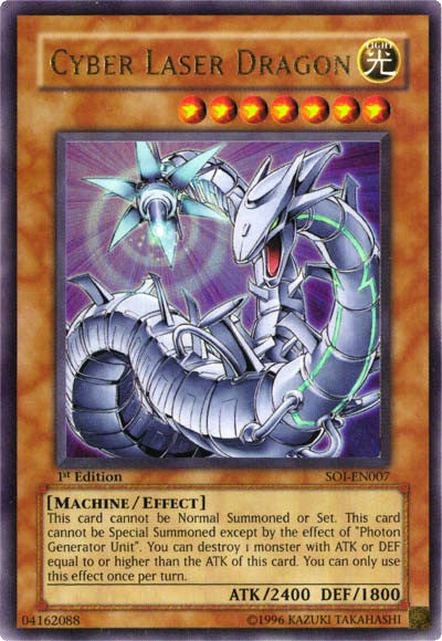Cyber Laser Dragon [SOI-EN007] Ultra Rare - PCA Designer Toys