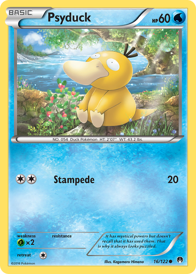 Psyduck (16/122) [XY: BREAKpoint] - PCA Designer Toys