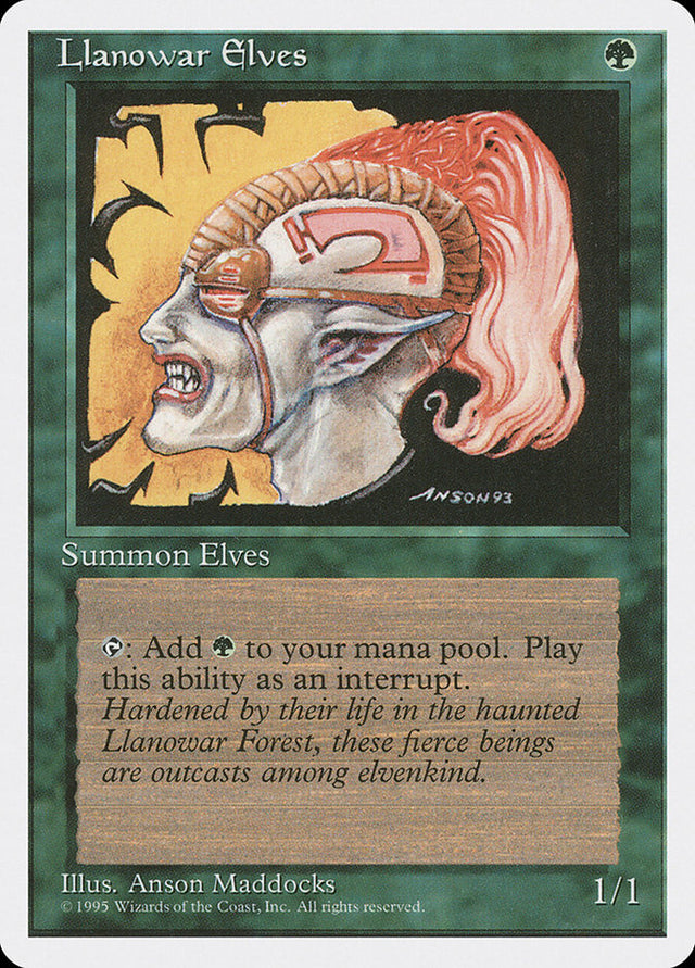 Llanowar Elves [Fourth Edition] - PCA Designer Toys