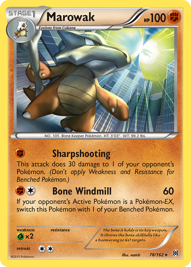 Marowak (78/162) [XY: BREAKthrough] - PCA Designer Toys