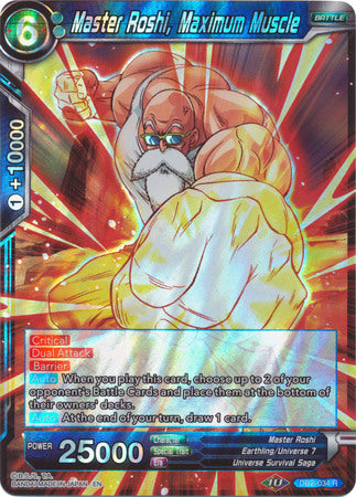 Master Roshi, Maximum Muscle (DB2-034) [Divine Multiverse] - PCA Designer Toys