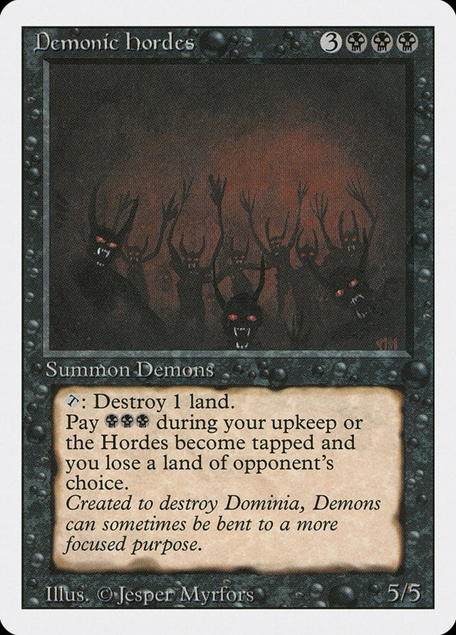 Demonic Hordes [Revised Edition] - PCA Designer Toys
