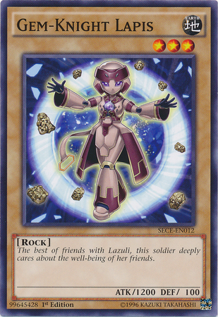 Gem-Knight Lapis [SECE-EN012] Common - PCA Designer Toys