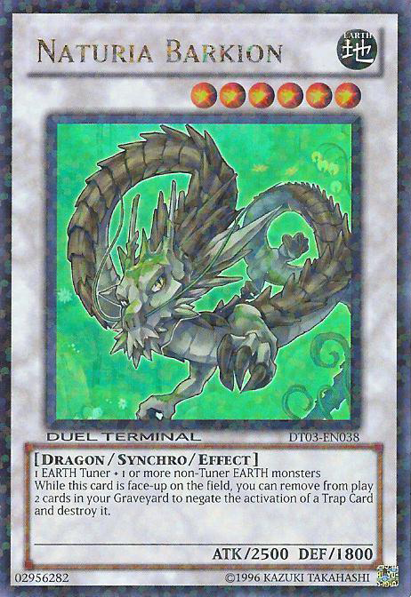 Naturia Barkion [DT03-EN038] Ultra Rare - PCA Designer Toys