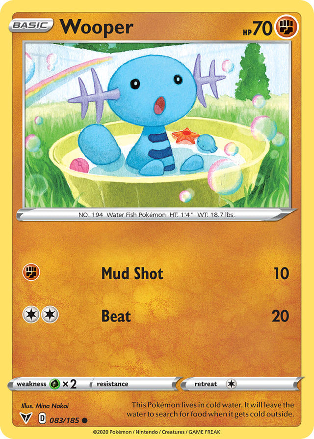 Wooper (083/185) [Sword & Shield: Vivid Voltage] - PCA Designer Toys