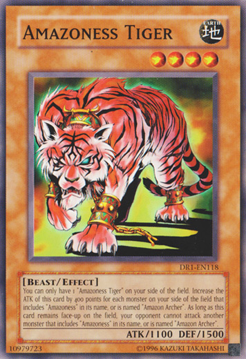 Amazoness Tiger [DR1-EN118] Common - PCA Designer Toys