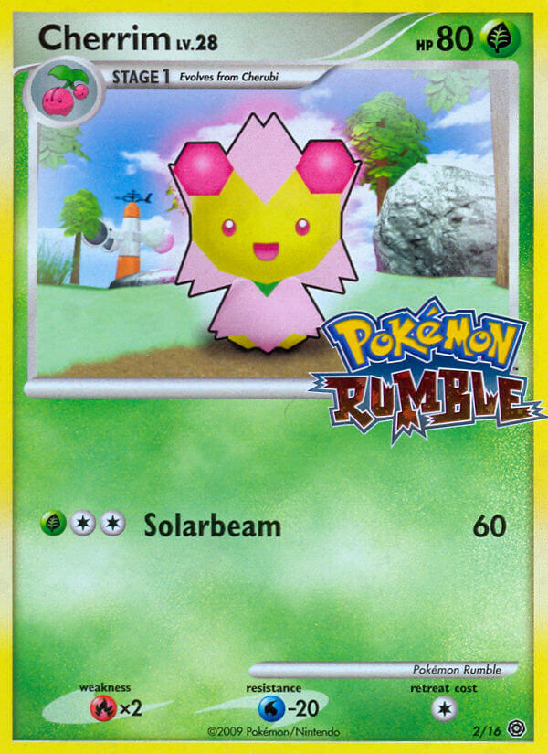Cherrim (2/16) [Pokémon Rumble] - PCA Designer Toys