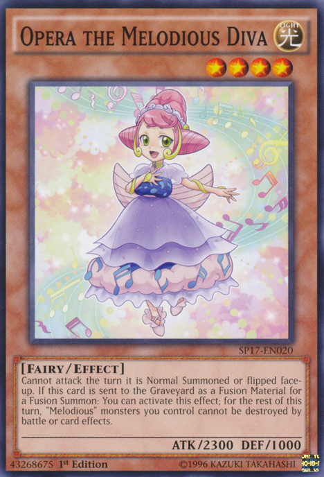 Opera the Melodious Diva [SP17-EN020] Common - PCA Designer Toys