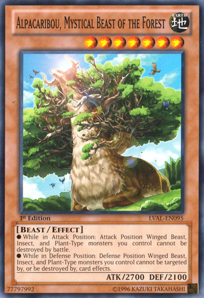 Alpacaribou, Mystical Beast of the Forest [LVAL-EN095] Common - PCA Designer Toys